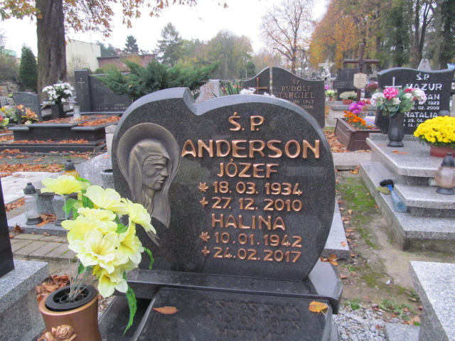 Halina Anderson 1942 Mikołów - Grobonet - Wyszukiwarka osób pochowanych