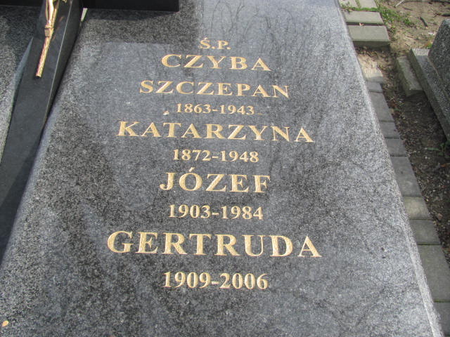 Gertruda Czyba 1909 Mikołów - Grobonet - Wyszukiwarka osób pochowanych