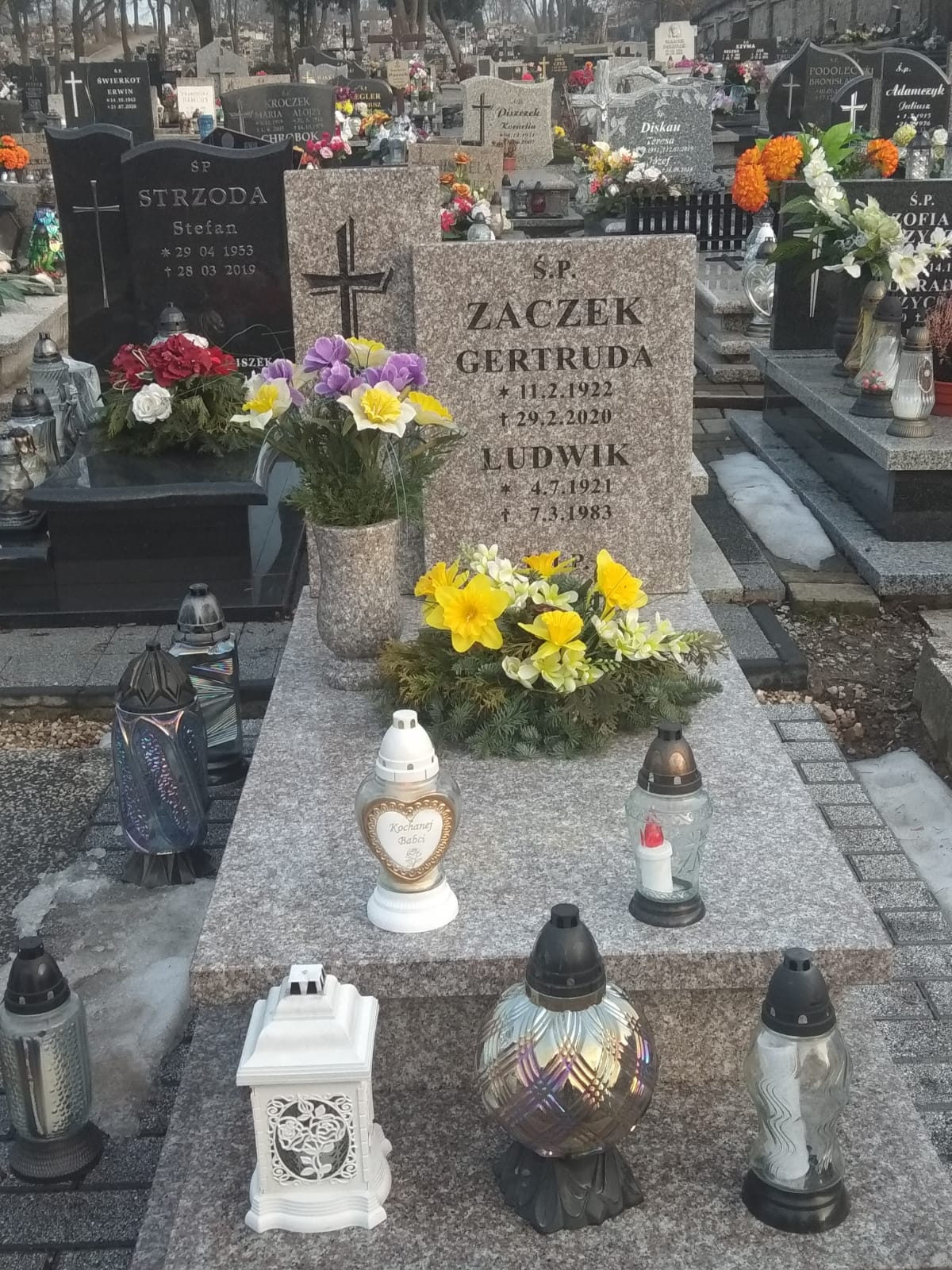 Gertruda Zaczek 1922 Mikołów - Grobonet - Wyszukiwarka osób pochowanych