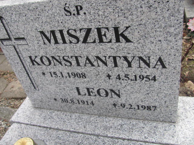 Konstantyna Miszek 1908 Mikołów - Grobonet - Wyszukiwarka osób pochowanych