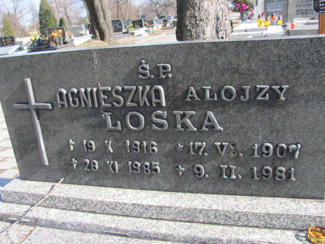 Agnieszka Loska 1916 Mikołów - Grobonet - Wyszukiwarka osób pochowanych
