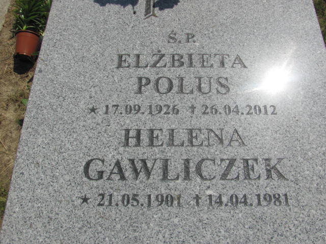 Elżbieta Polus 1926 Mikołów - Grobonet - Wyszukiwarka osób pochowanych