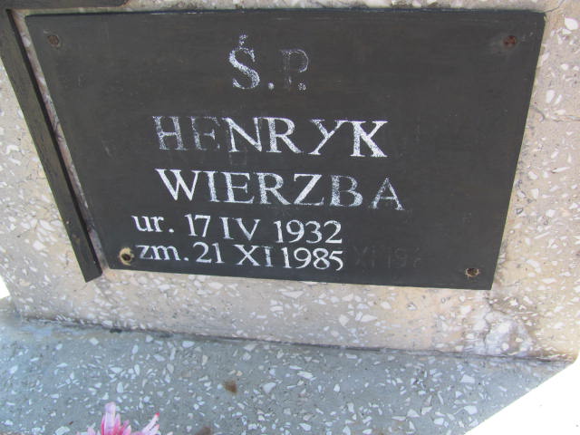 Henryk Wierzba 1932 Mikołów - Grobonet - Wyszukiwarka osób pochowanych