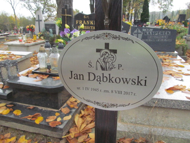Jan Dąbkowski 1945 Mikołów - Grobonet - Wyszukiwarka osób pochowanych