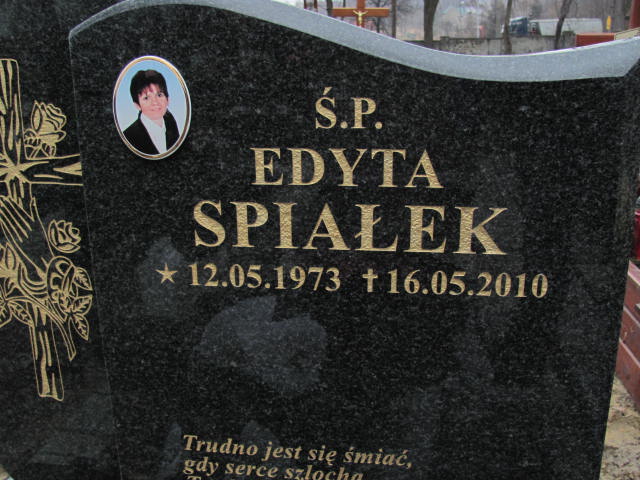 Edyta Spiałek 1973 Mikołów - Grobonet - Wyszukiwarka osób pochowanych