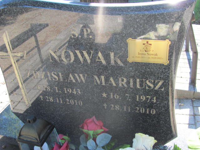 Grób Irena Nowak